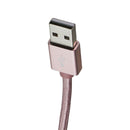 LBT (7-Foot) USB-A to Lightning 8-Pin Braided Data Sync Cable - Rose Gold