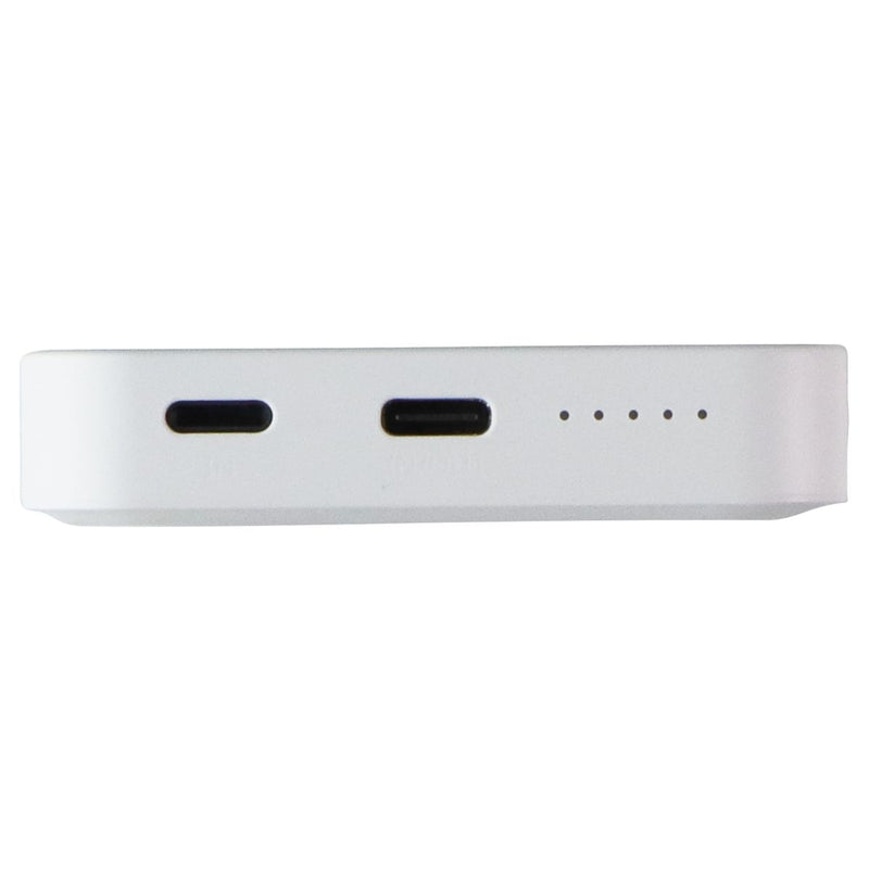 LBT (15W) MagSafe Compatible Wireless Power Bank with Stand (5000 mAH) - White