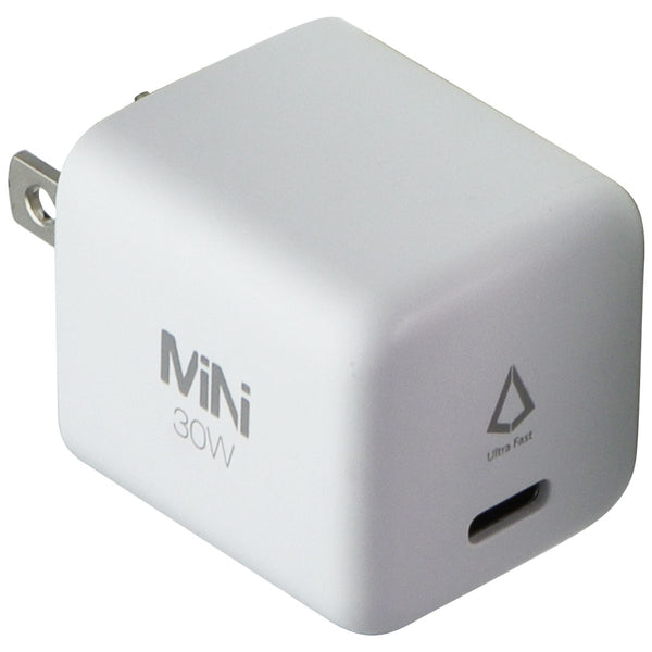 LBT Ultra Fast 30W Mini Wall Charger with USB-C Port - White