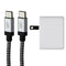 LBT (20-Watt) Ultra Fast PD Wall Charger & 5-Ft USB-C to USB-C Cable