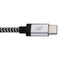 LBT (7-Foot) USB-C to USB-C Braided Charge/Sync Cable - Silver/White/Black