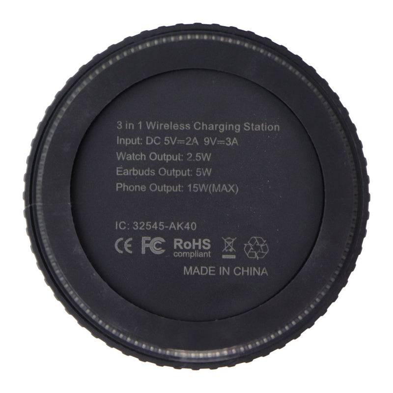 LBT Mag Stream (15W) 3 IN 1 Rotating Charging Station - Black