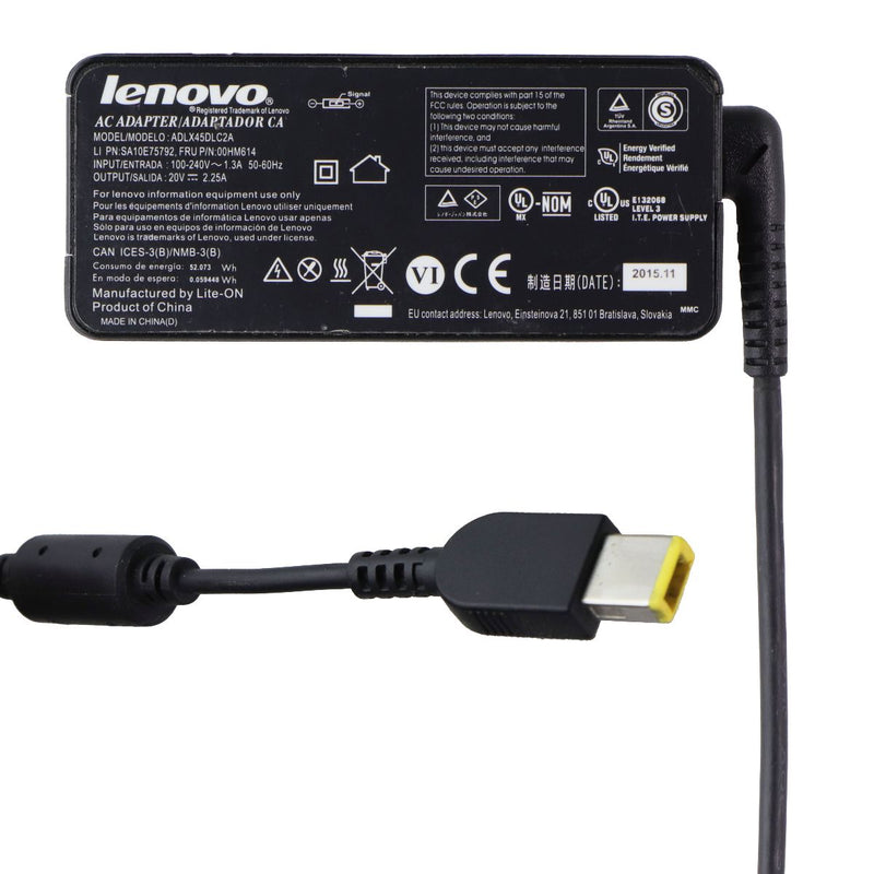 Lenovo Replacement 45W Power Supply (ADLX45DLC2A) - Black