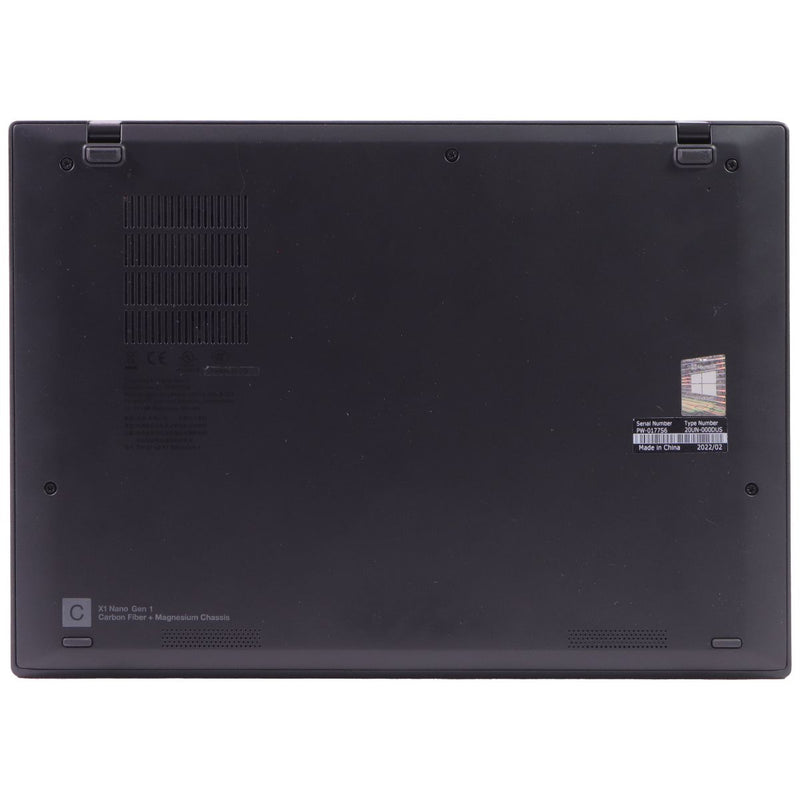Lenovo ThinkPad X1 Nano Gen 1 (13-in) 2K Laptop (20UN) i5-1130/256GB/16GB/11 Pro