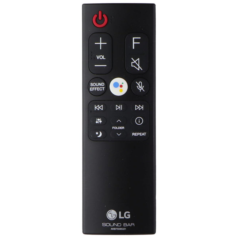 LG Remote Control (AKB75595321) for Select LG Sound Bars - Black
