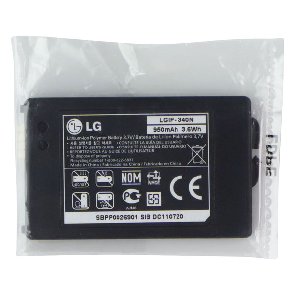 OEM LG LGIP-340N 950 mAh Replacement Battery for LG GR500 Rumor 2 Tritan