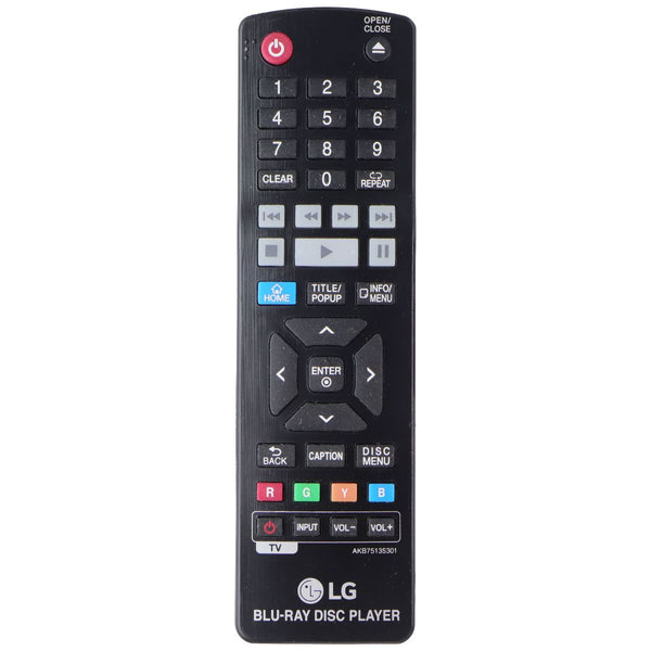 LG Remote Control (AKB75135301) for Select LG Blu-Ray Players - Black