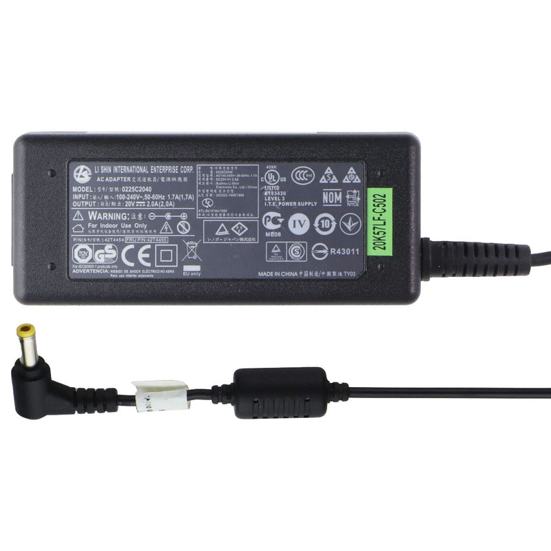 LI SHIN (20V/2.0A) AC Adapter Power Supply - Black (0225C2040)