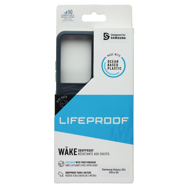LifeProof Wake Case for Samsung Galaxy S21 Ultra 5G - Neptune (Blue/Green)
