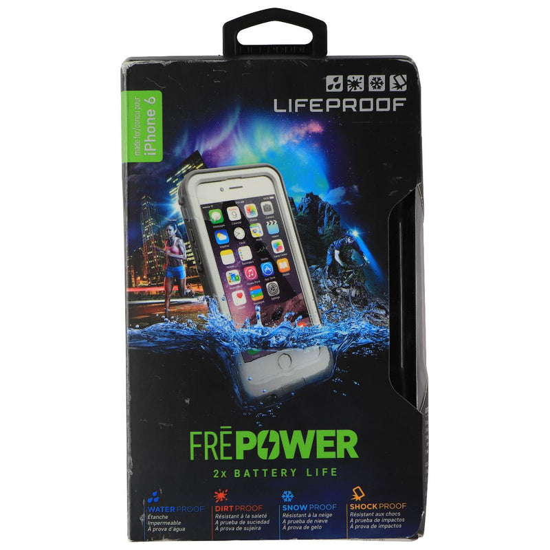 LifeProof FRE POWER Battery Case for iPhone 6 - White / Gray