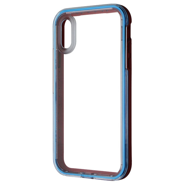 LifeProof Slam Series Case for Apple iPhone XR - Varsity / Clear / Red/Blue