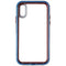 LifeProof Slam Series Case for Apple iPhone XR - Varsity / Clear / Red/Blue