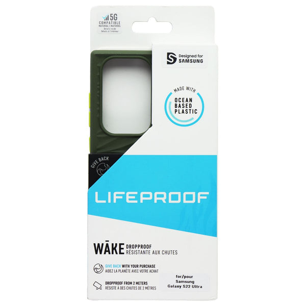 LifeProof WAKE Series Hard Case for Samsung Galaxy S22 Ultra - Gambit Green