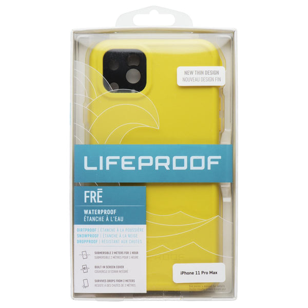 LifeProof FRE Series Waterproof Case for Apple iPhone 11 Pro Max - Atomic Yellow