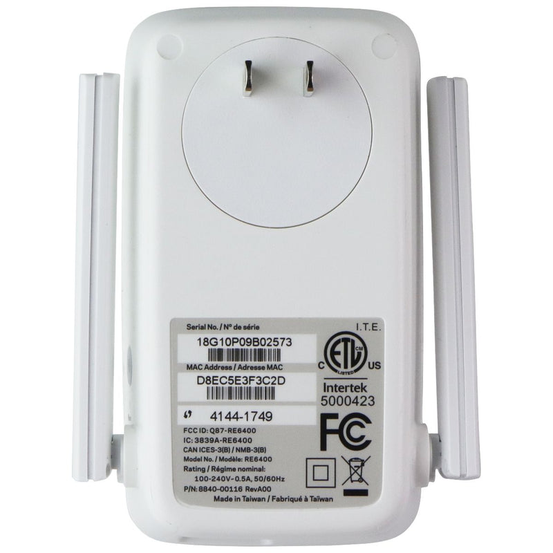 Linksys AC1200 Boost EX Dual-Band Wi-Fi Range Extender - White (RE6400)