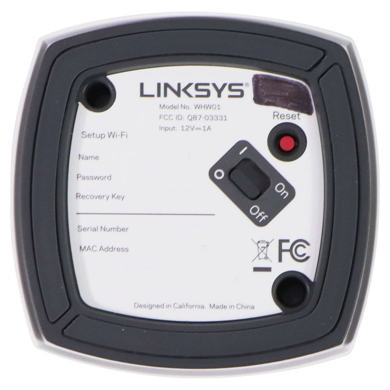 Linksys Velop Whole Mesh Home Wi-Fi System - White (AC1300)