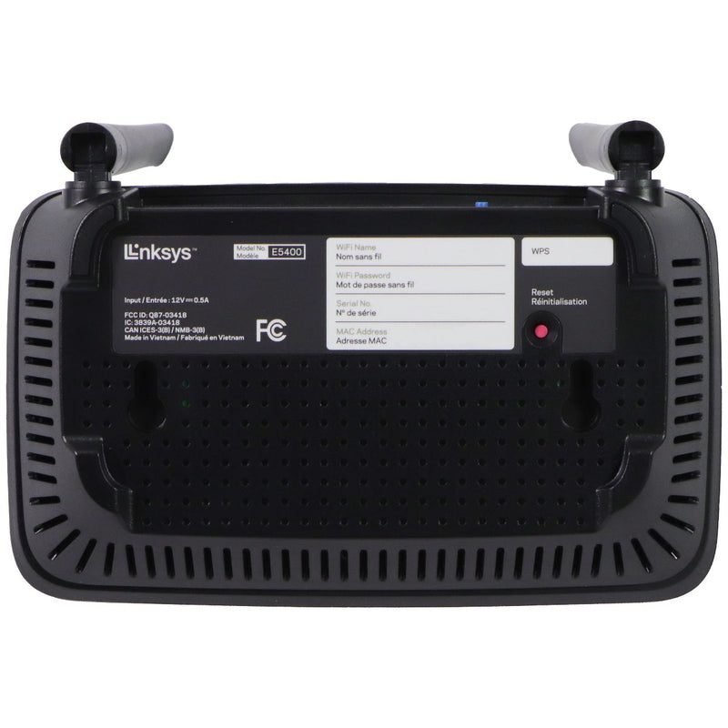 Linksys AC1200 Dual-Band Wi-Fi 5 Router - Black (E5400)