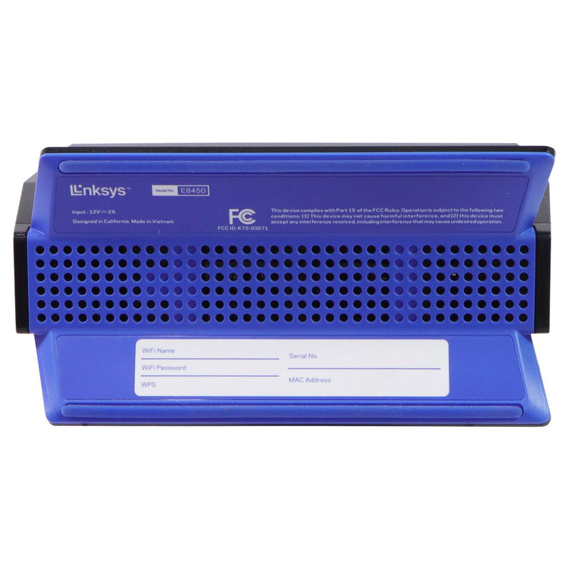 Linksys Arena 6 WiFi Dual-Band Mesh Router (AX3200 Speed) - Black (E8450)