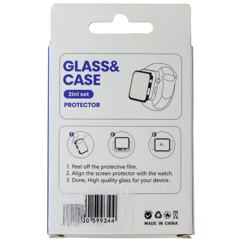 LITO S+ Glass and Case Set for Apple Watch Series SE 2/6/5/4 (40mm) - Rose Gold