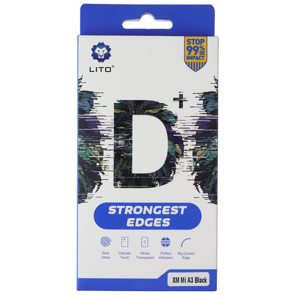 LITO D+ Strongest Edges Screen Protector for Xiaomi Mi A3 - Clear/Black Edges