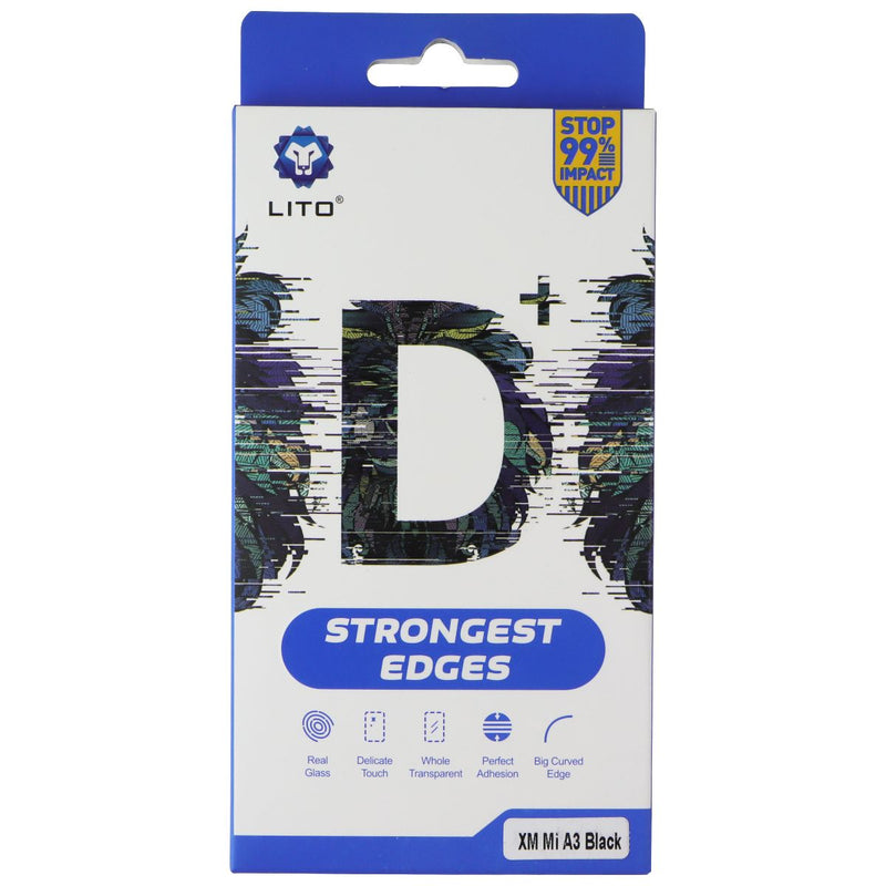 LITO D+ Strongest Edges Screen Protector for Xiaomi Mi A3 - Clear/Black Edges