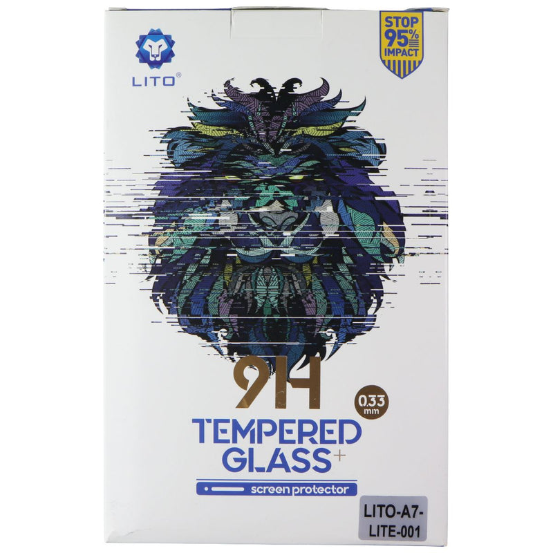LITO 9H Tempered Glass Screen Protector for Galaxy A7 Lite (8.7-in) - 10 Pack
