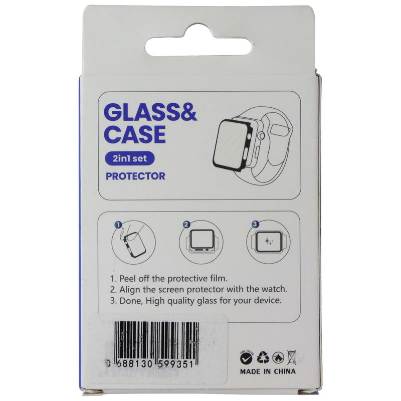 Lito S+ Glass & Case (2 in 1 Set) for Apple Watch Series 7 (44mm) - Pink
