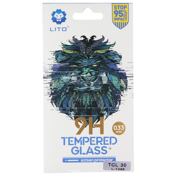 LITO 9H (.33mm) Tempered Glass Screen Protector for TCL 30 (L-1388)