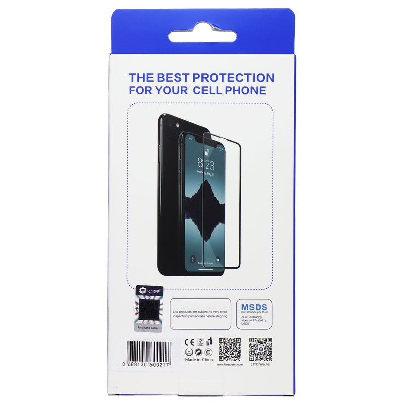 LITO D+ Strong Edge Tempered Glass for iPhone 13/13 Pro - Clear/Blk Edge 2 Pack