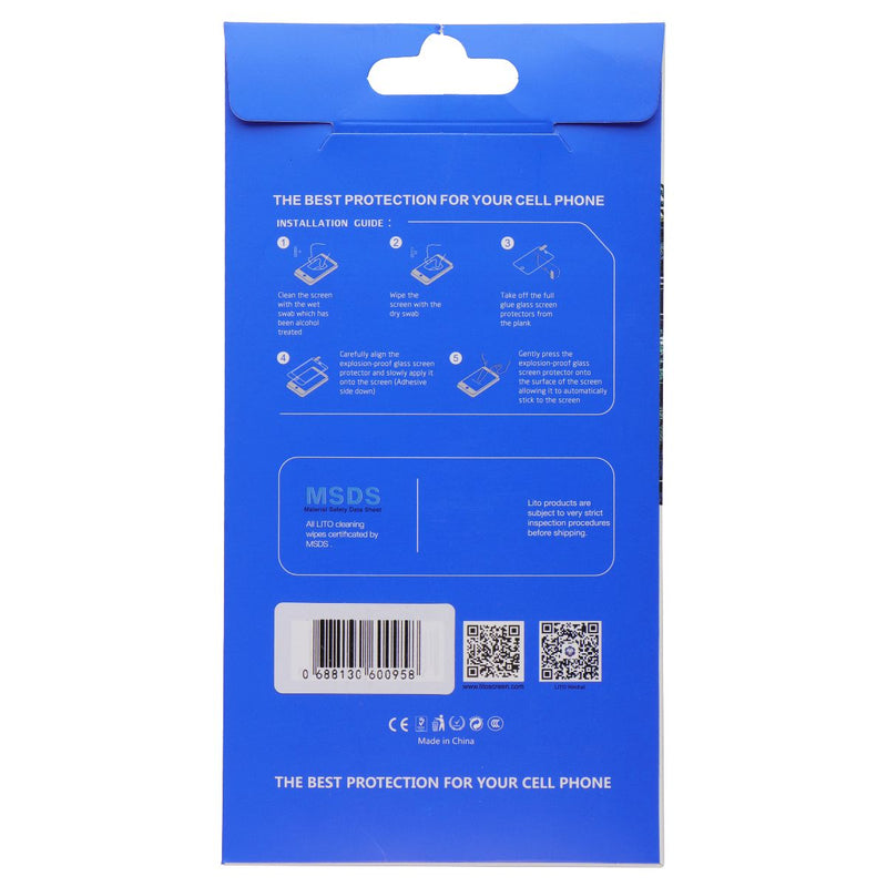 LITO 2.5D Full Glue Tempered Glass Screen Protector for Moto Edge 30 (L-1348)