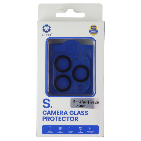 LITO S+ Camera Glass Protector for Apple iPhone 14 Pro/14 Pro Max - Black
