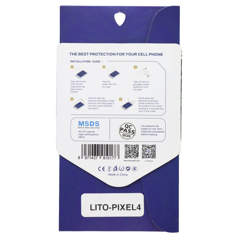 LITO 2.5D Full Glue Tempered Glass Screen Protector for Google Pixel 4