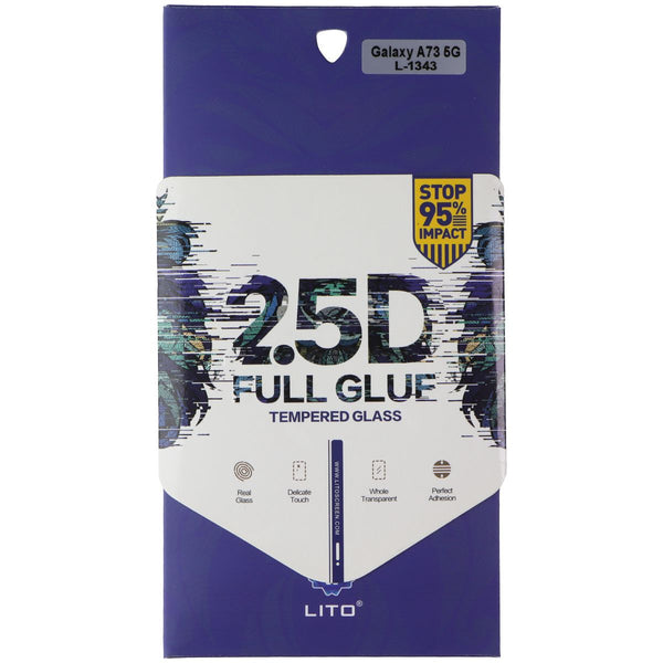 LITO 2.5D Full Glue Tempered Glass Screen Protector for Samsung Galaxy A73 5G
