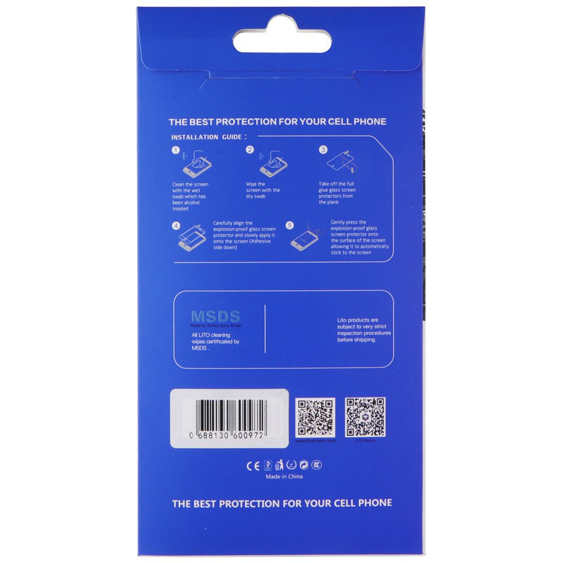 LITO 2.5D Full Glue Tempered Glass Screen Protector for Moto G22 (L-1350)