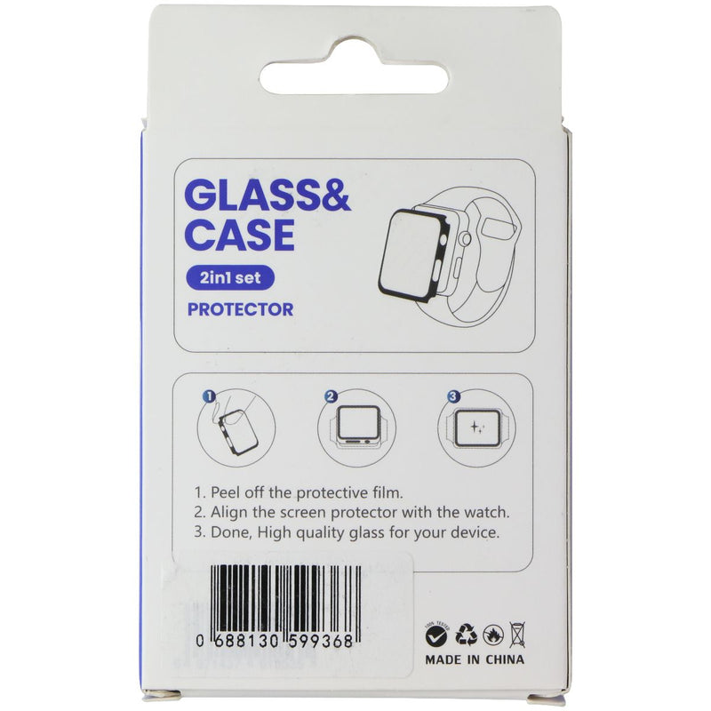 LITO S+ Glass & Slim Case for Apple Watch Series SE/6/5/4 (44mm) - Rose Gold