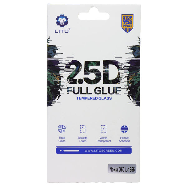 LITO 2.5D Full Glue Tempered Glass Screen Protector for Nokia G50