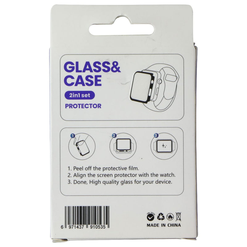 LITO S+ Glass and Case Set for Apple Watch Series SE 2/SE/6/5/4 (40mm) - Carbon