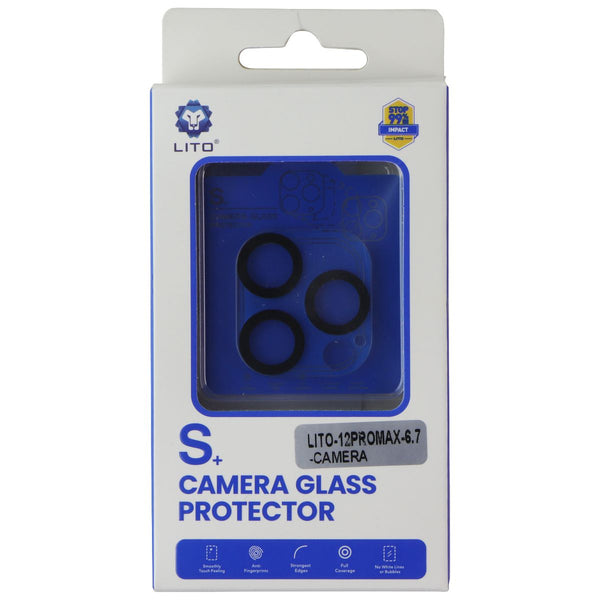 LITO S+ Camera Glass Protector for Apple iPhone 12 Pro Max (6.7)