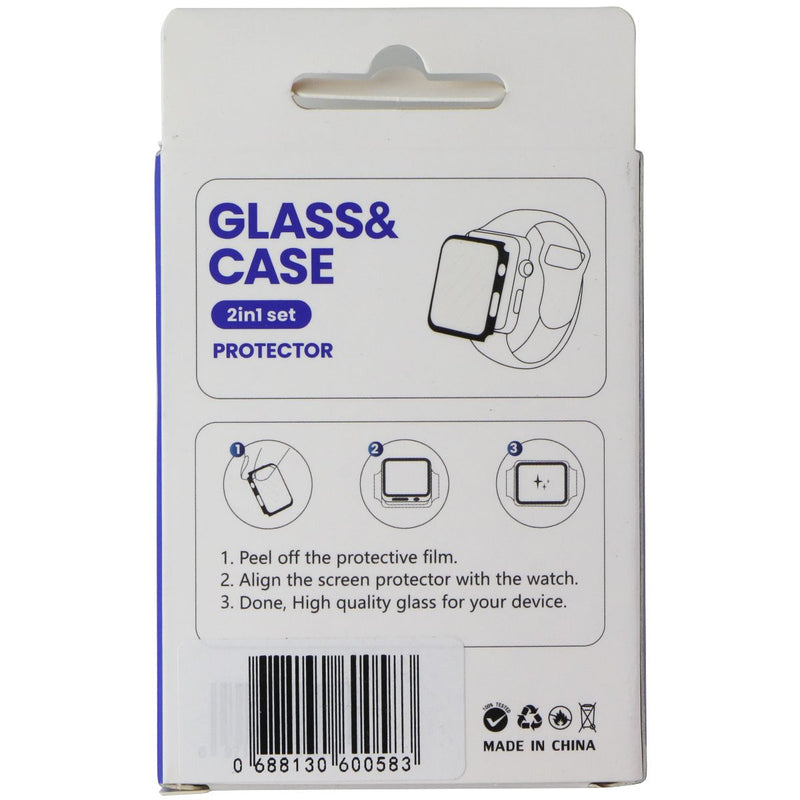 Lito S+ Glass & Case (2 in 1 Set) for Apple Watch Series 7 (45mm) - Blue