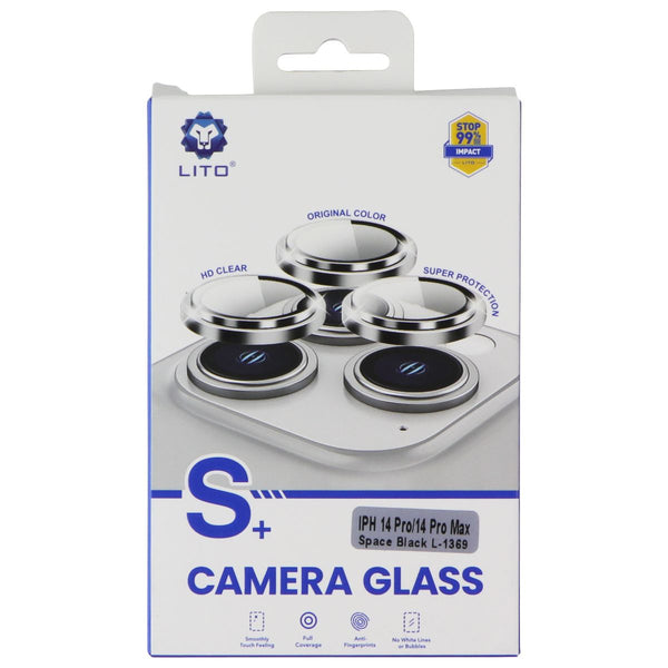LITO S+ Camera Glass (3 Piece) for Apple iPhone 14 Pro/14 Pro Max - Space Black