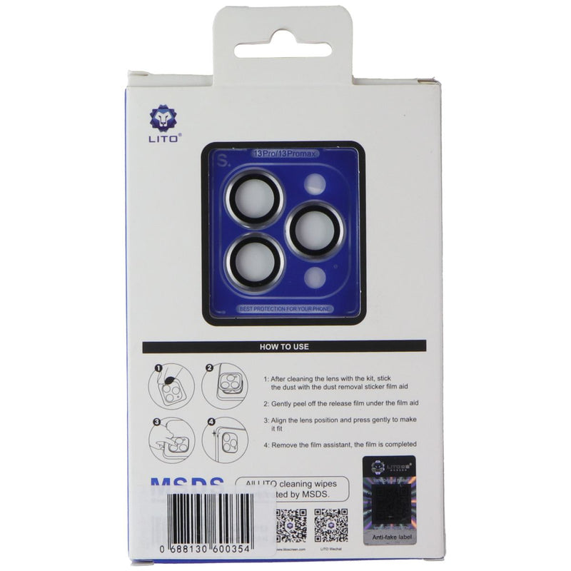 LITO S+ Camera Glass (3 Piece) for Apple iPhone 13 Pro/13 Pro Max - Silver