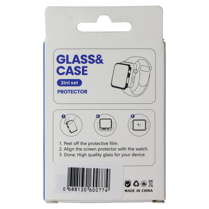 Lito S+ Glass & Case (2 in 1 Set) for Apple Watch Series 7 (41mm) - Blue
