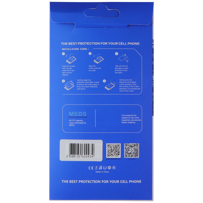 LITO 2.5D Full Glue Tempered Glass for Motorola Moto G82 5G - 10 Pack