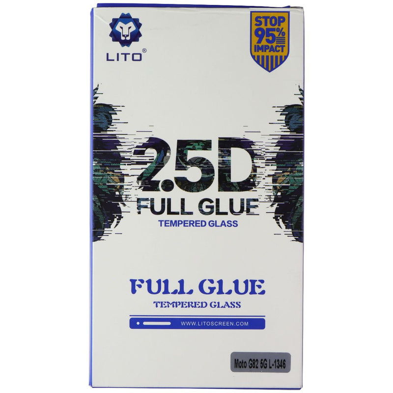 LITO 2.5D Full Glue Tempered Glass for Motorola Moto G82 5G - 10 Pack