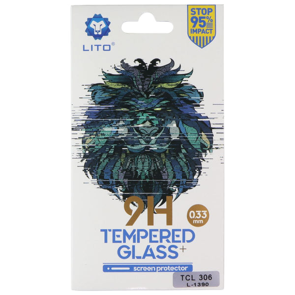 LITO 9H (.33mm) Tempered Glass Screen Protector for TCL 306 (L-1390)