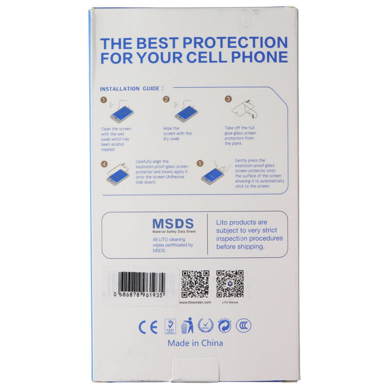 LITO 2.5D Full Glue Tempered Glass for Samsung Galaxy A42 5G (10 Pack) - Clear