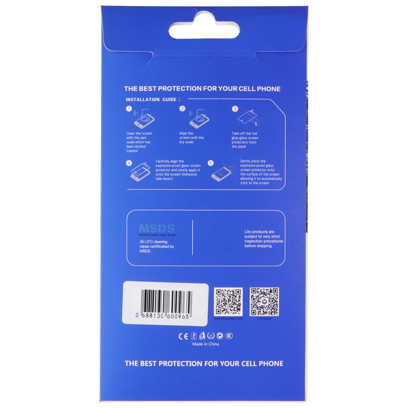 LITO 2.5D Full Glue Tempered Glass Protector for Moto Edge 30 Pro (L-1349)