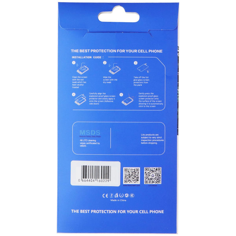 LITO 2.5D Full Glue Tempered Glass Screen Protector for Nokia C21 Plus