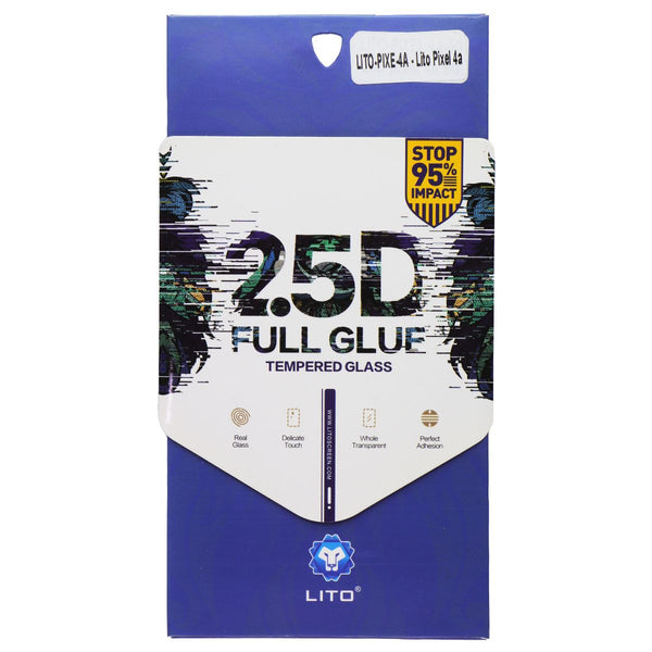 LITO 2.5D Full Glue Tempered Glass Screen Protector for Google Pixel 4a