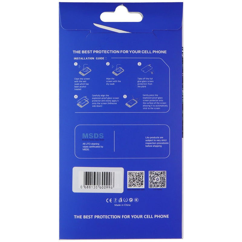 LITO 2.5D Full Glue Tempered Glass Screen Protector for Oppo A96 4G/A76 (L-1352)